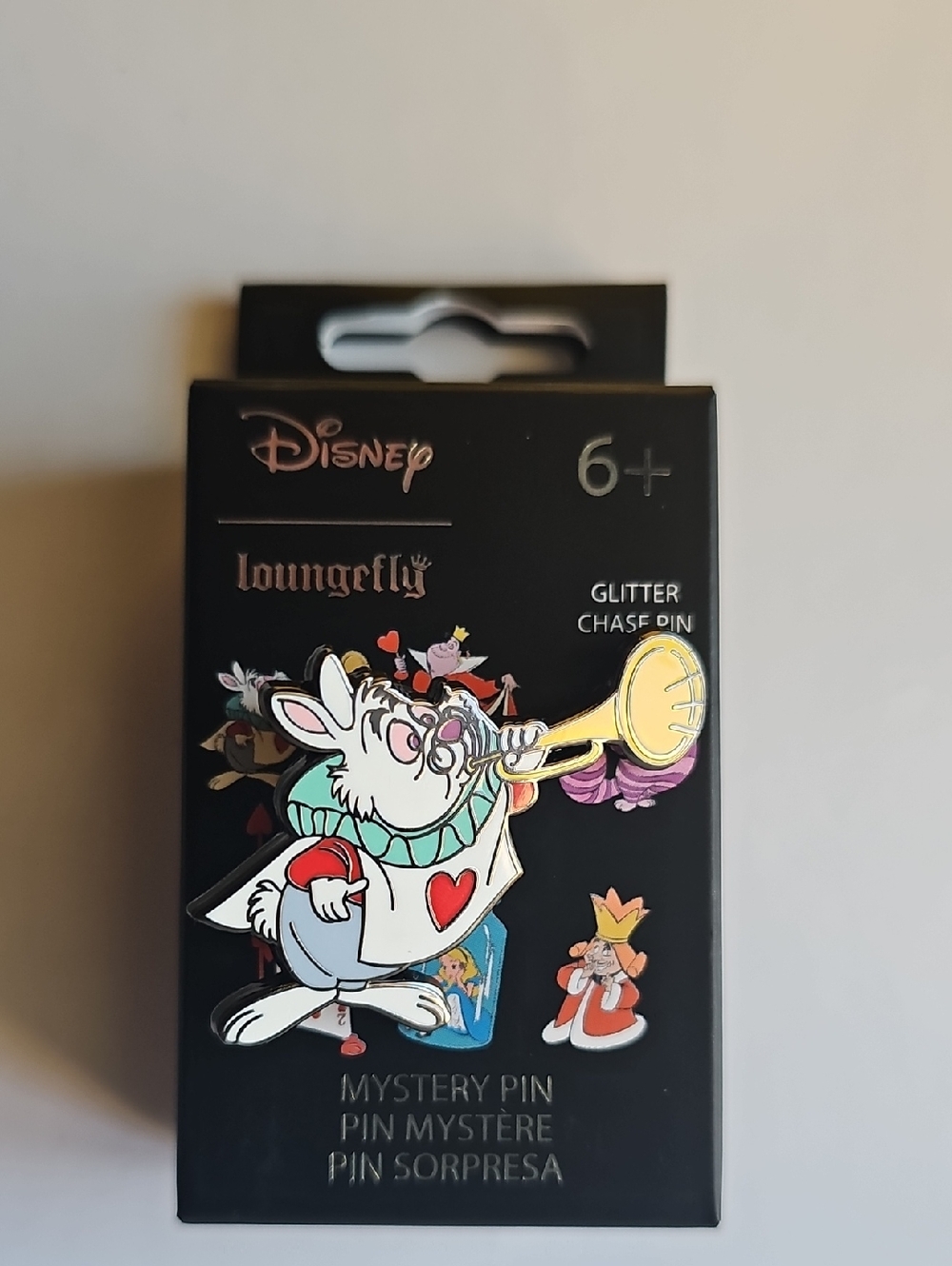 (3/$45) Loungefly Alice In Wonderland Character White Rabbit Enamel Pin
